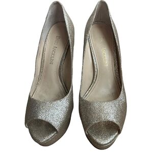 Enzo Angiolini Gold Sparkle Pumps